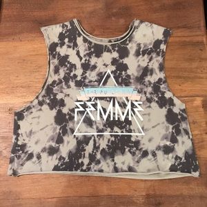 L.A. Hearts ‘Future is Femme’ Crop Tank